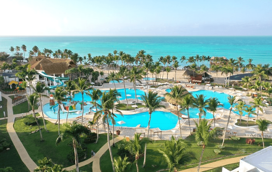 Vista panorámica del resort familiar Sunscape Dominicus